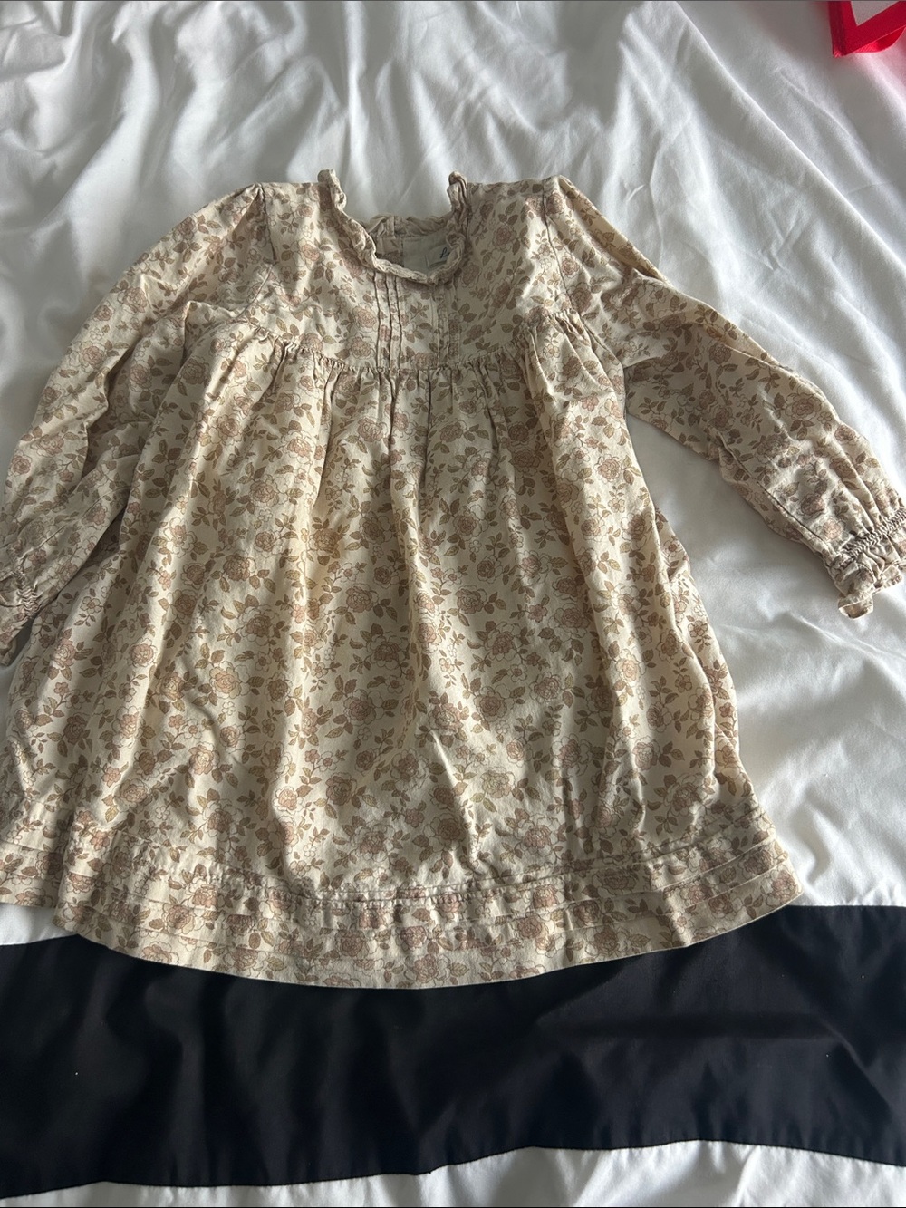 Louisiella 3t Girls' Floral Long-Sleeve dress